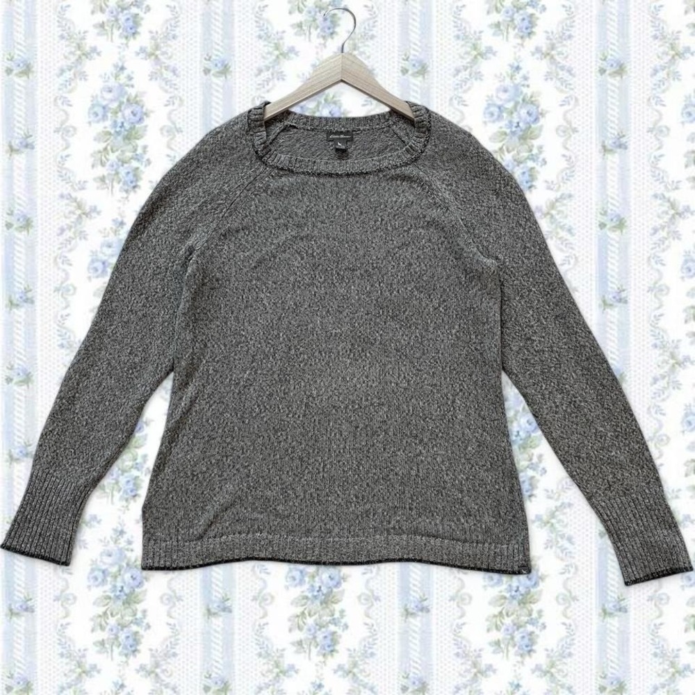 Eddie Bauer Women's TXL Heather Grey Sweater